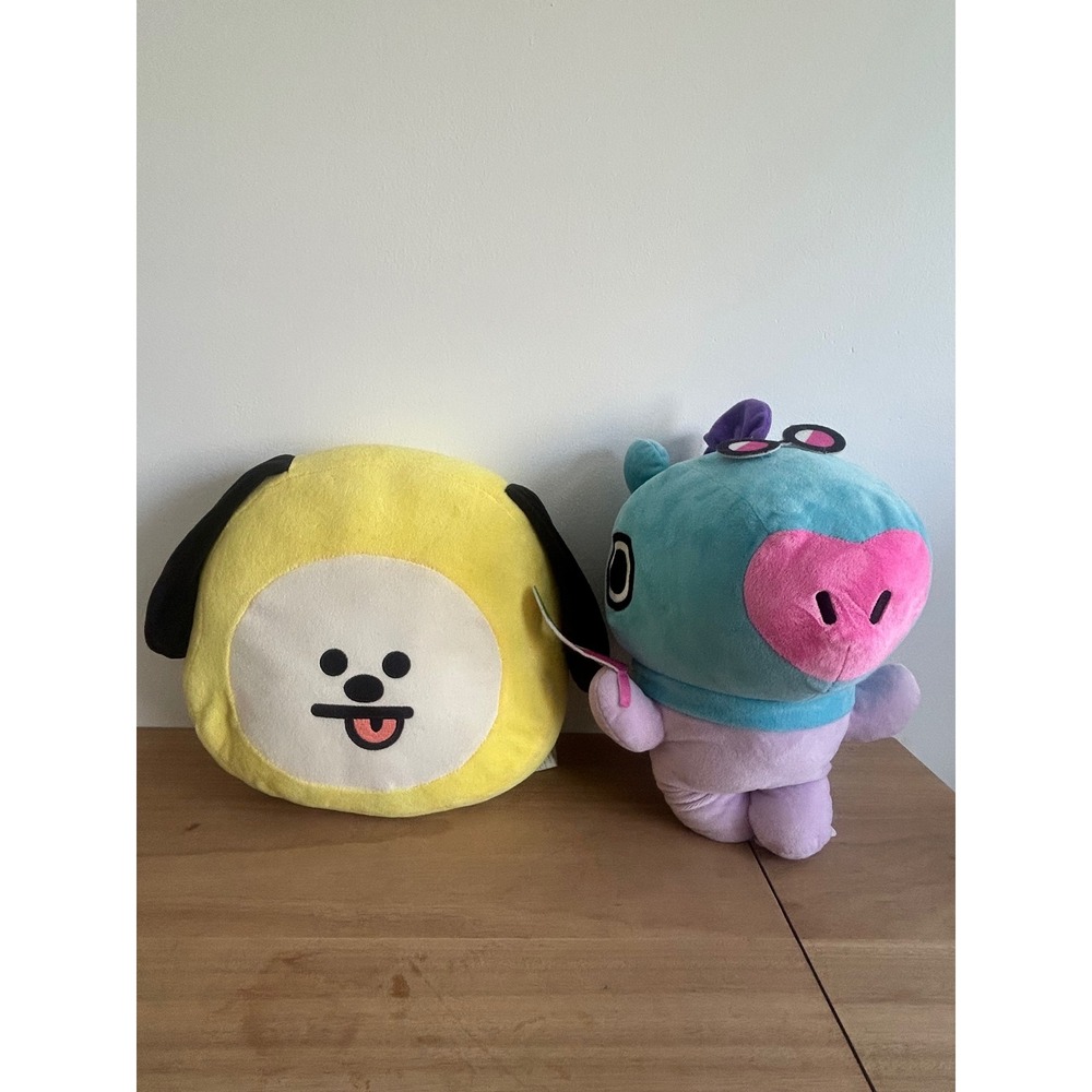 BT21 BTS Plush Lot CHIMMY MANG Large Pillow Cushion LINE FRIENDS Kpop